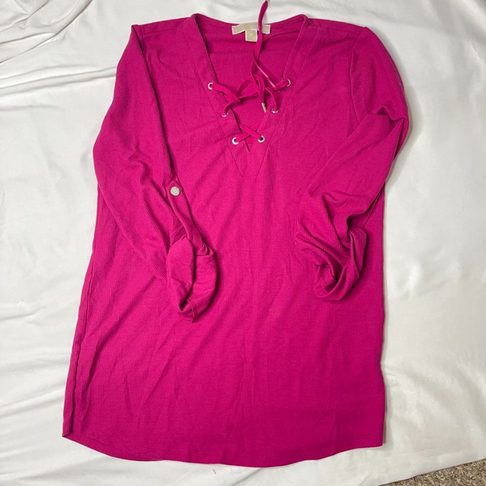 Michael Kors Hot Pink mid length top
